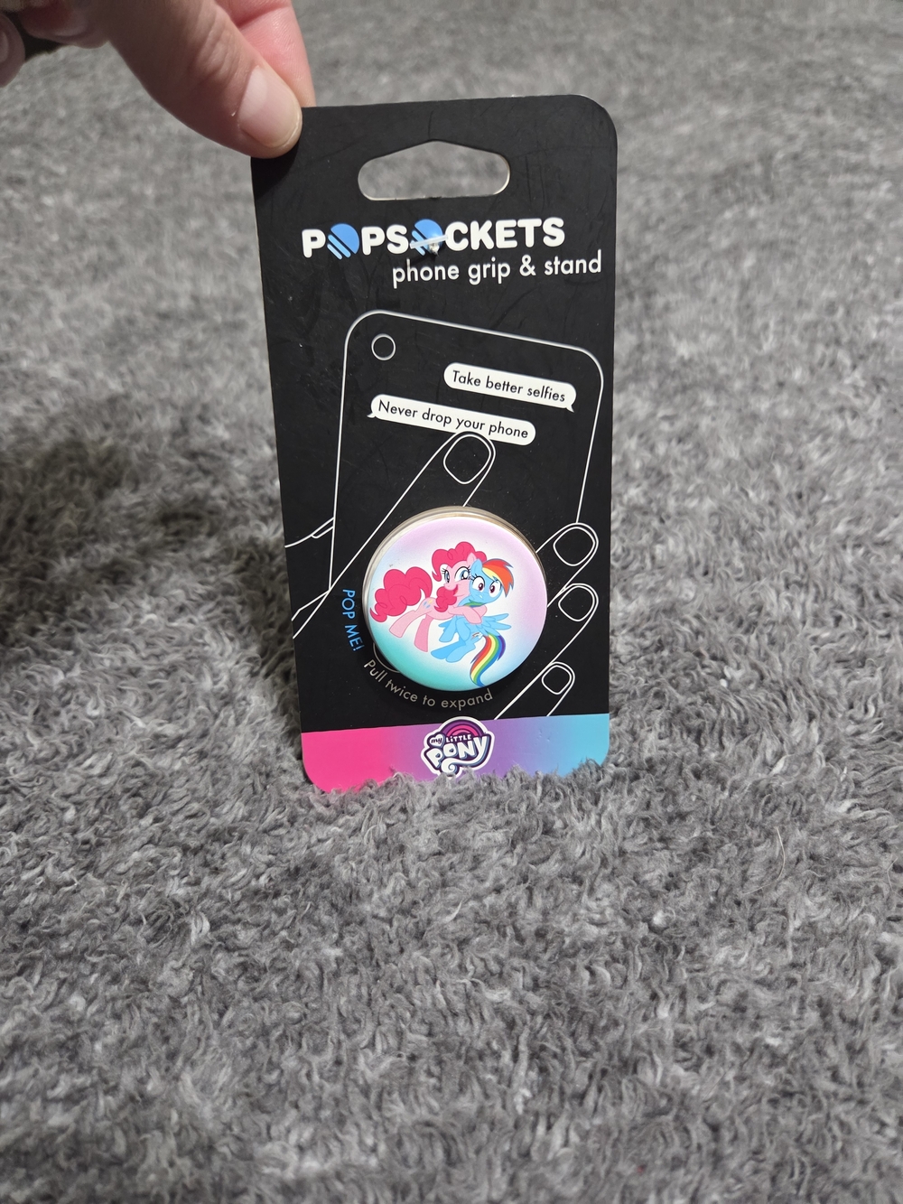 My Little Pony Phone Grip PopSocket in Pink, Blue & Yellow